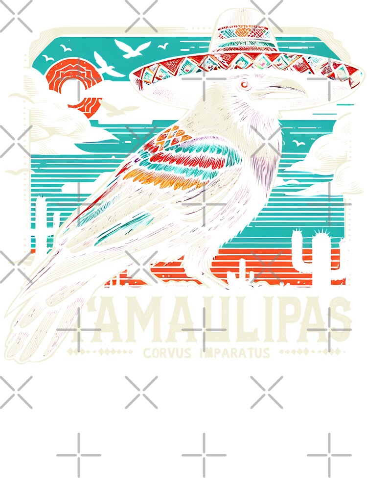 Thumbnail 2 of 2, Kids T-Shirt, Tamaulipas Crow 4B designed and sold by theAVIARY7.