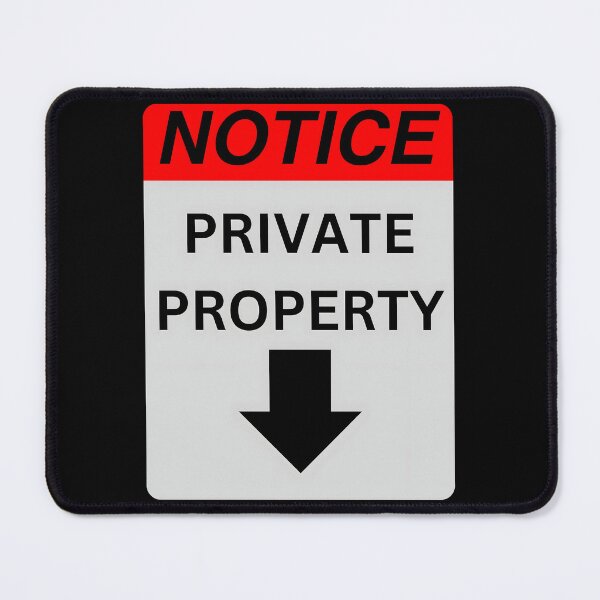 Item preview, Notice: Private Property designed and sold by DLRand.
