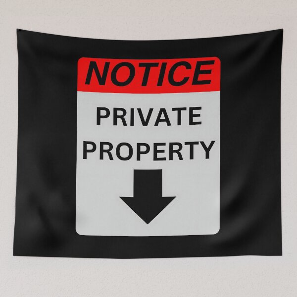 Item preview, Notice: Private Property designed and sold by DLRand.