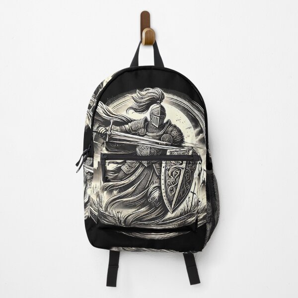 Item preview, Medieval Knight in Battle – Warrior Fantasy Art designed and sold by ZingZone.