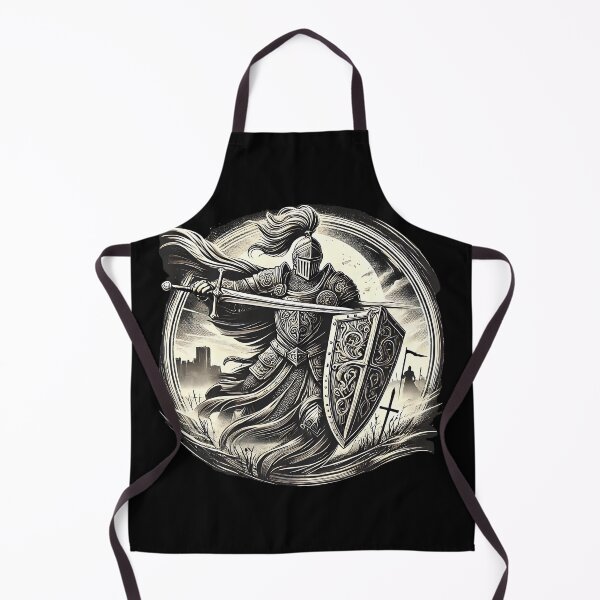 Item preview, Medieval Knight in Battle – Warrior Fantasy Art designed and sold by ZingZone.