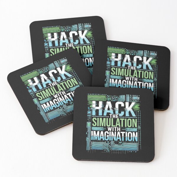 Item preview, Hack the Simulation with Imagination, Manifestation Mindset designed and sold by chantastical.
