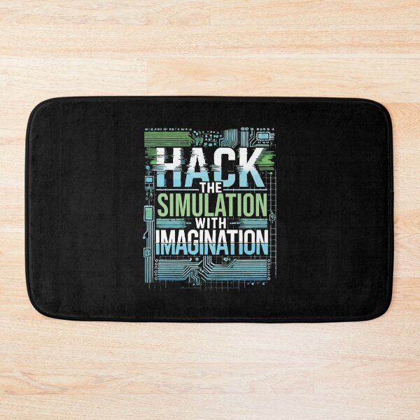 Item preview, Hack the Simulation with Imagination, Manifestation Mindset designed and sold by chantastical.