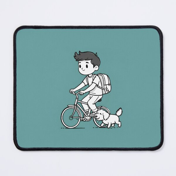 Item preview, Boy on Bike with his Dog designed and sold by Bo-Mak.