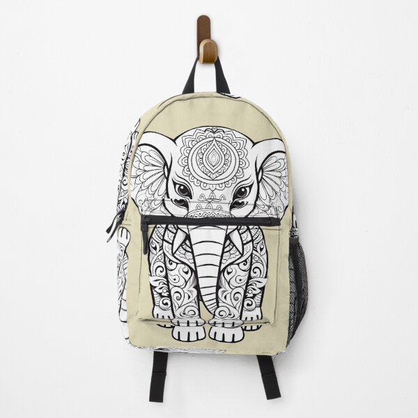 Item preview, Elephant #5 Coloring Page Pattern designed and sold by DavidColoring.