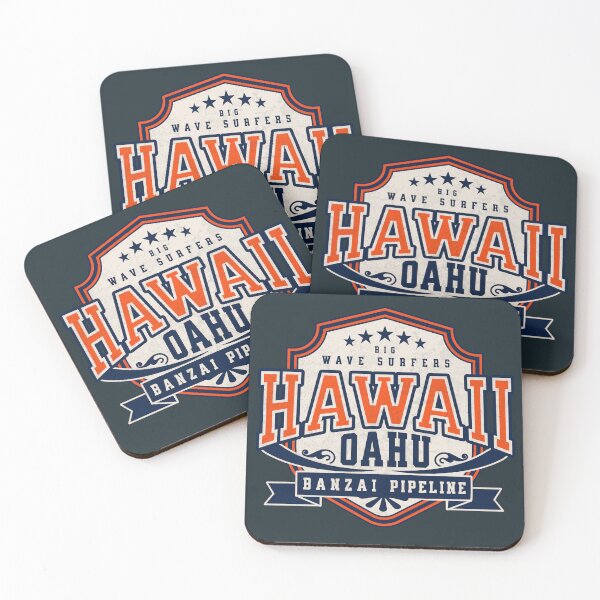 Item preview, Hawaii Oahu Banzai Pipeline Big Wave Surfers designed and sold by Place-Heritages.