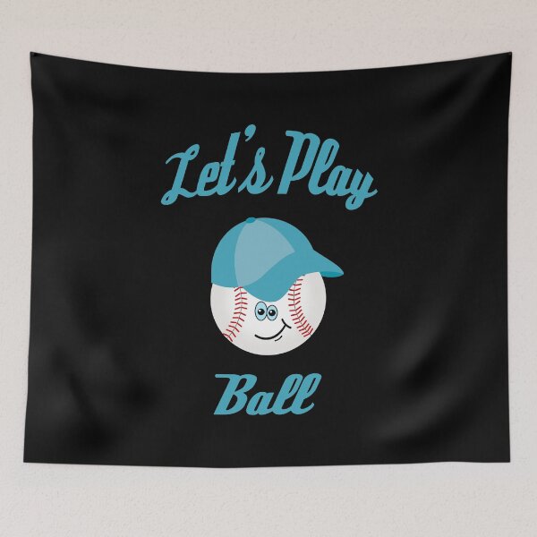 Item preview, Let's Play Ball (Blue) designed and sold by Rili22.