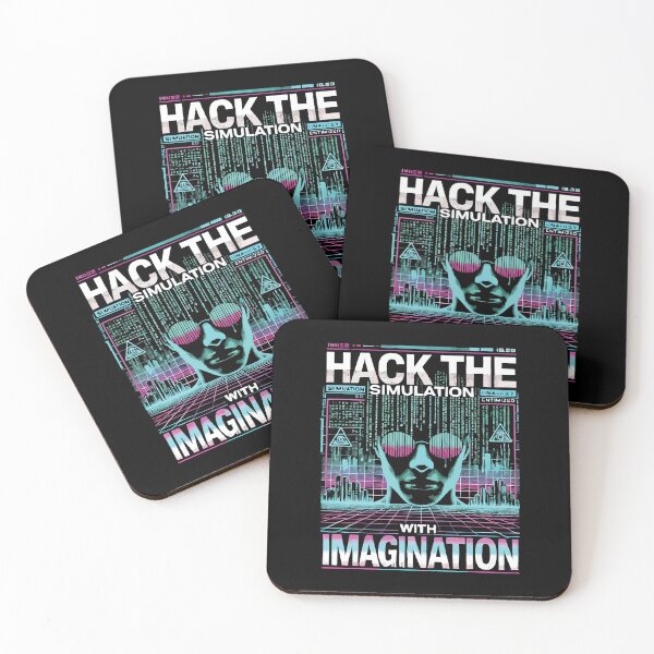 Item preview, Hack the Simulation with Imagination, Manifestation Mindset designed and sold by chantastical.