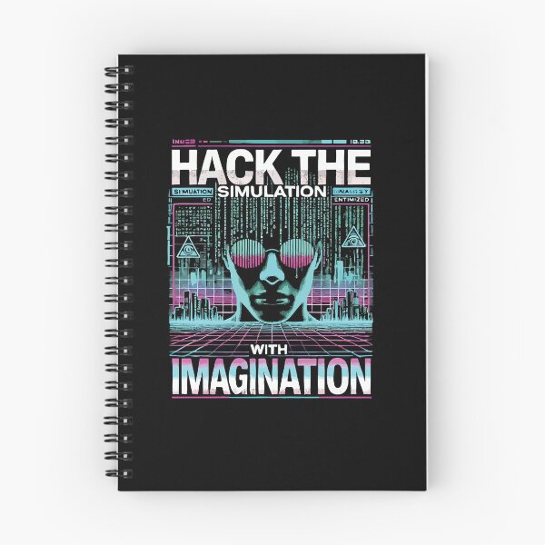 Item preview, Hack the Simulation with Imagination, Manifestation Mindset designed and sold by chantastical.