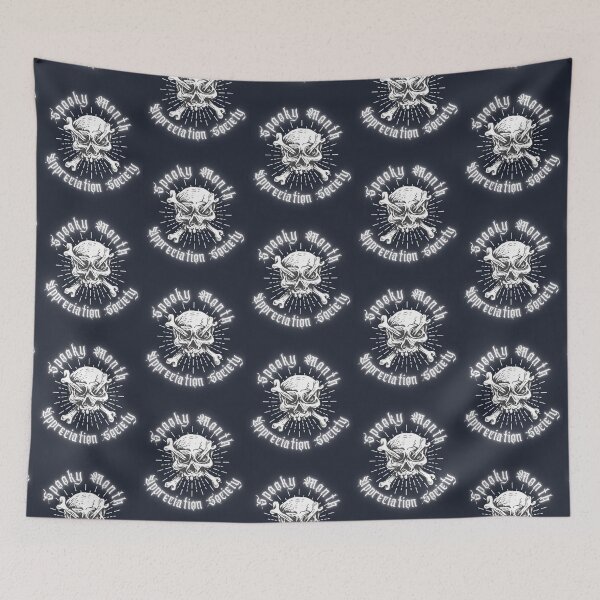 Item preview, Spooky Month Skull & Bone Society designed and sold by Zakrytos ★★★★★.