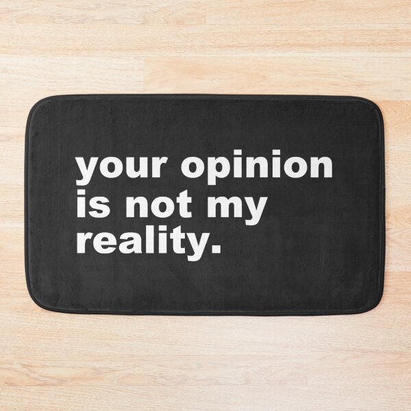 Item preview, Motivational Quote | Your Opinion Is Not My Reality -  designed and sold by PurpleLoveStore.
