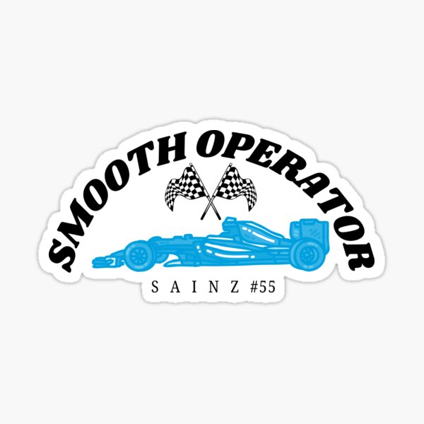 smooth operator carlos sainz williams racing Sticker