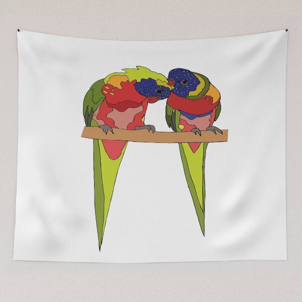 Item preview, Rainbow Lorikeets designed and sold by nolessjess.
