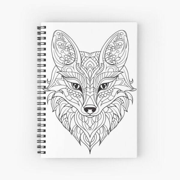 Item preview, Fox #3 Coloring Page Pattern  designed and sold by DavidColoring.