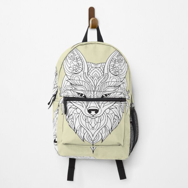 Item preview, Fox #3 Coloring Page Pattern designed and sold by DavidColoring.