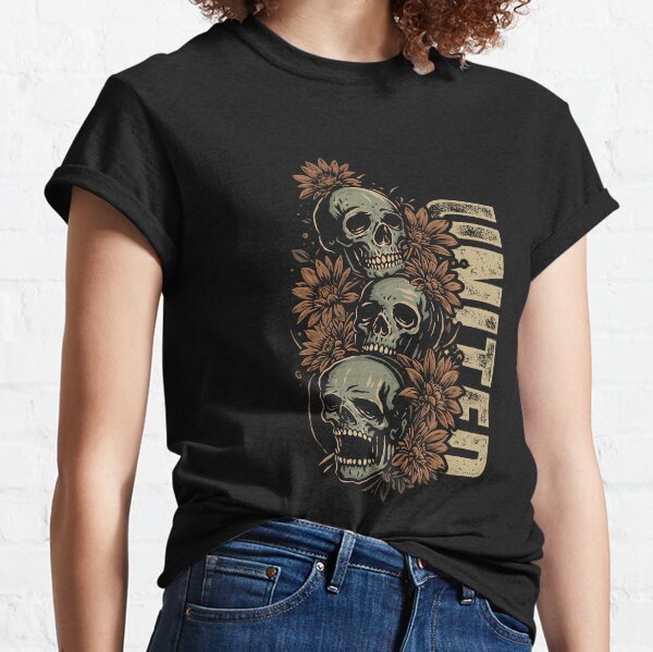 Vista previa del artículo con la obra «Calaveras Unidas – Arte gótico floral de la muerte», diseñado y vendido por AK-STORE-ART.