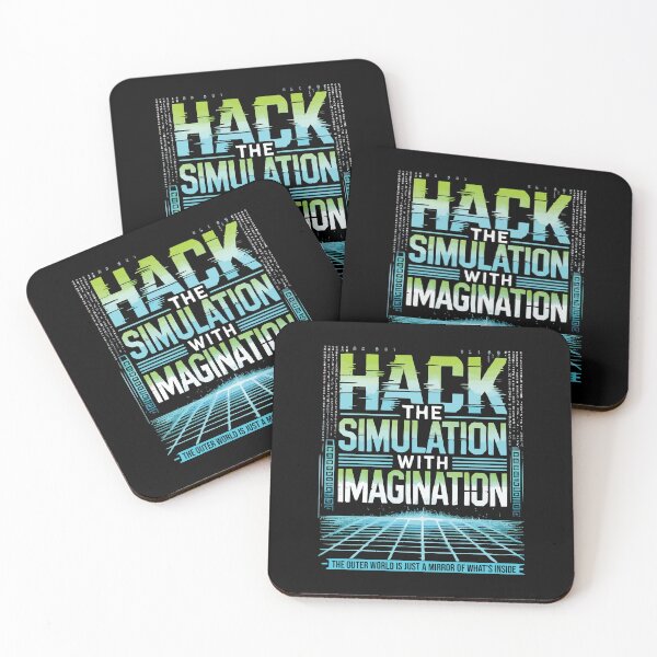 Item preview, Hack the Simulation with Imagination, Manifestation Mindset designed and sold by chantastical.