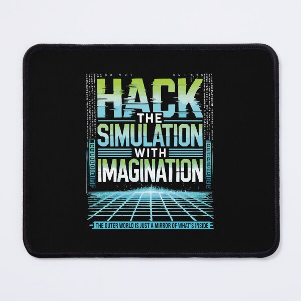 Item preview, Hack the Simulation with Imagination, Manifestation Mindset designed and sold by chantastical.