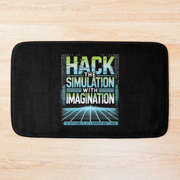 Item preview, Hack the Simulation with Imagination, Manifestation Mindset designed and sold by chantastical.
