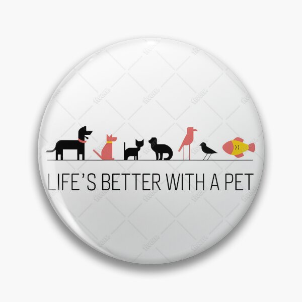 Item preview, Life’s Better with a Pet – Cute Animal Lover Design designed and sold by Meowsterpiece23.