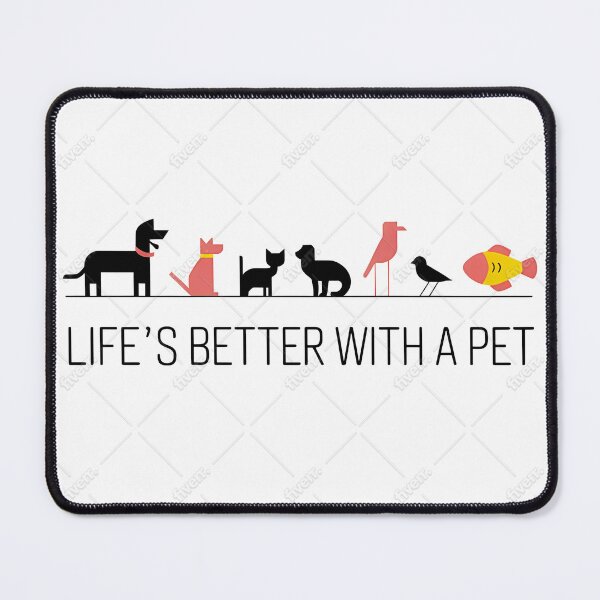 Item preview, Life’s Better with a Pet – Cute Animal Lover Design designed and sold by Meowsterpiece23.