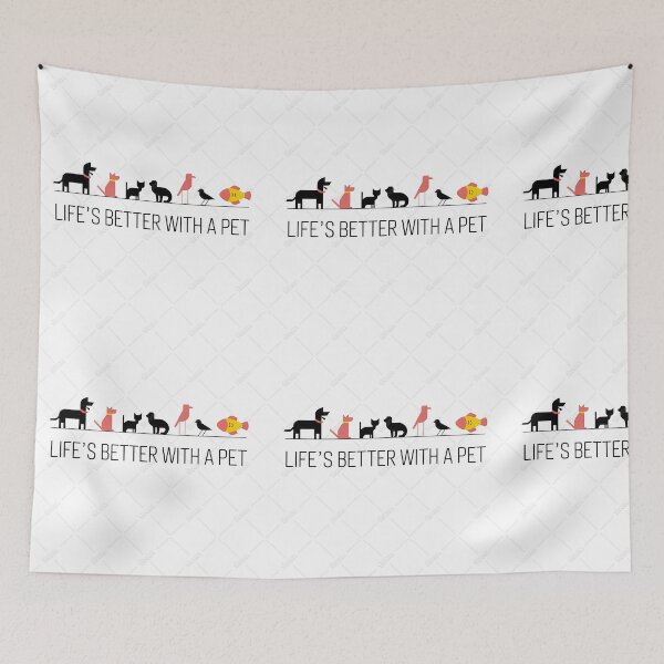 Item preview, Life’s Better with a Pet – Cute Animal Lover Design designed and sold by Meowsterpiece23.