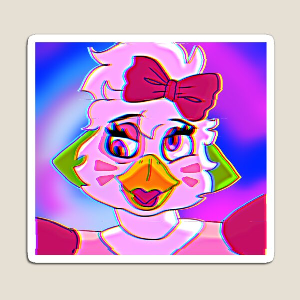 Artikel-Vorschau von Glamrock-Chica-Glitching, designt und verkauft von pupprintzart.