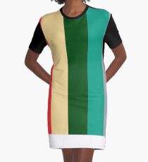 Sea Colour Palette Graphic T-Shirt Dress