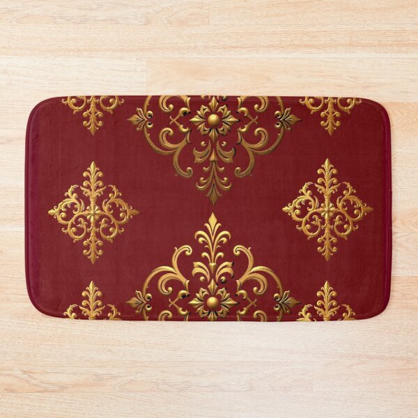 Item preview, Red & Gold Damask designed and sold by DesignsByPrnces.