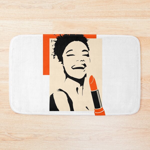 Item preview, Girl and lipstick in pop art style designed and sold by ANVivid.