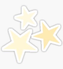 Stern in Gelb gesetzt Sticker