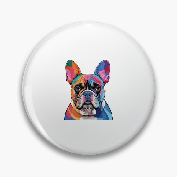 Item preview, Abstract French Bulldog Art Color Paint designed and sold by ErSaSolutions.