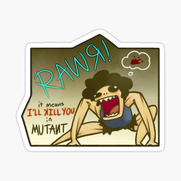 Aperçu de l'œuvre RAWR ! Dans Mutant créée et vendue par Pyreball.