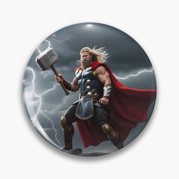 Item preview, Norse God Thor - Thunder and Power Viking Artwork designed and sold by PrometheusStyle.