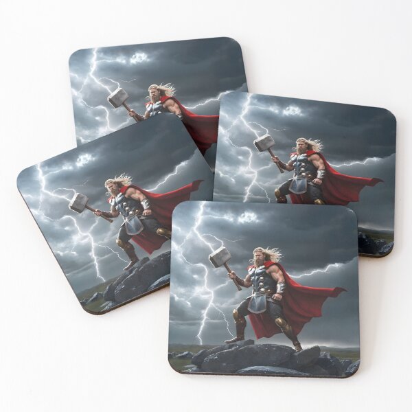 Item preview, Norse God Thor - Thunder and Power Viking Artwork designed and sold by PrometheusStyle.