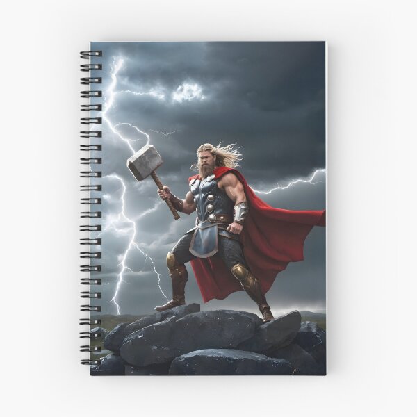 Item preview, Norse God Thor - Thunder and Power Viking Artwork designed and sold by PrometheusStyle.