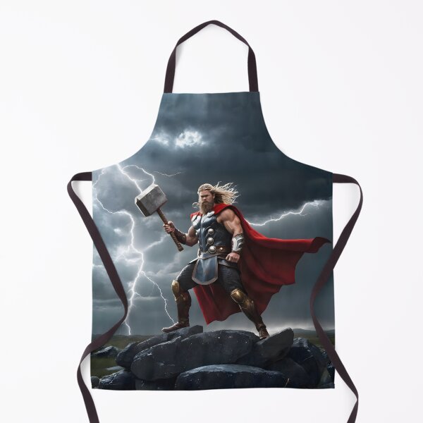 Item preview, Norse God Thor - Thunder and Power Viking Artwork designed and sold by PrometheusStyle.
