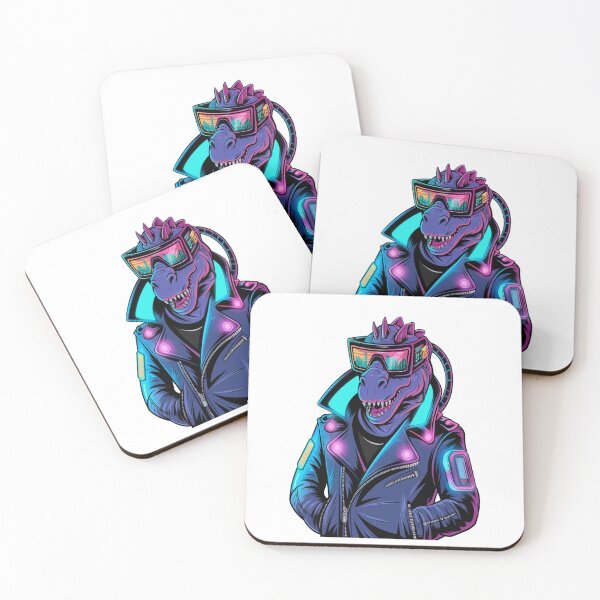 Item preview, Cyber Raptor: Neon Future Beast designed and sold by Petpixy.