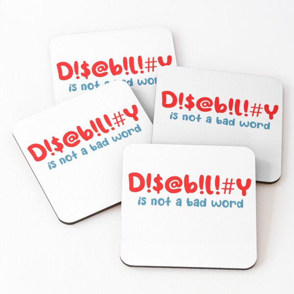 Item preview, Disability is not a bad word designed and sold by Becky-Marie.