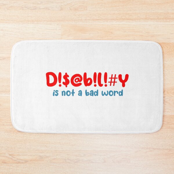 Item preview, Disability is not a bad word designed and sold by Becky-Marie.