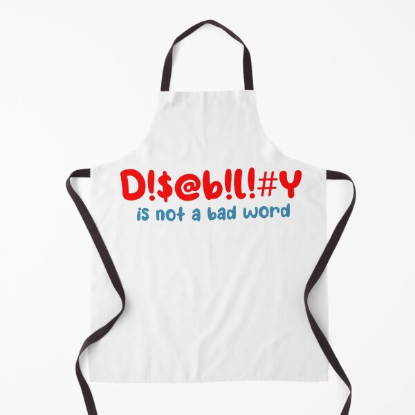 Item preview, Disability is not a bad word designed and sold by Becky-Marie.