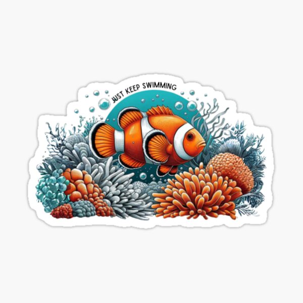Item preview, Just Keep Swimming designed and sold by PrometheanAppCo.