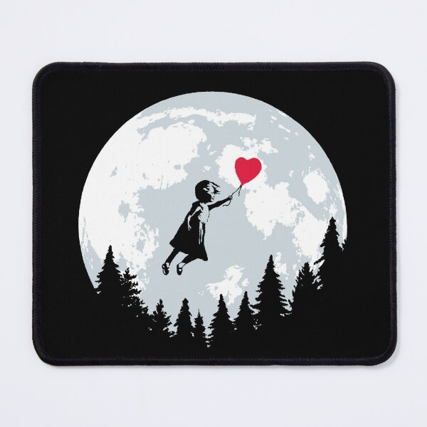 Item preview, Girl with balloon flying designed and sold by therocketman.