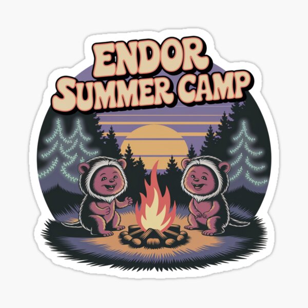 Vista previa del artículo con la obra «Campamento Endor | Campamento de verano de Endor | Ewok Endor», diseñado y vendido por ABOUZAKARIAE.