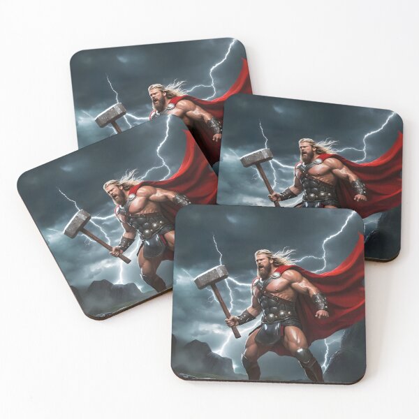 Item preview, Norse God Thor - Thunder and Power Viking Artwork2 designed and sold by PrometheusStyle.