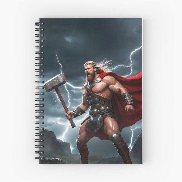Item preview, Norse God Thor - Thunder and Power Viking Artwork2 designed and sold by PrometheusStyle.