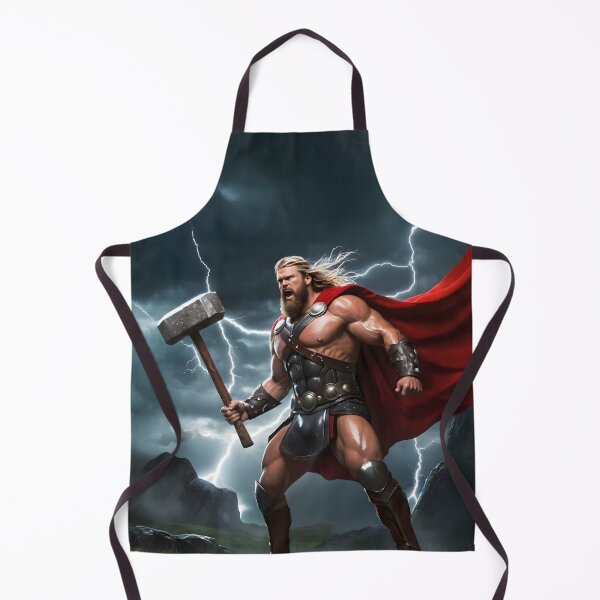 Item preview, Norse God Thor - Thunder and Power Viking Artwork2 designed and sold by PrometheusStyle.
