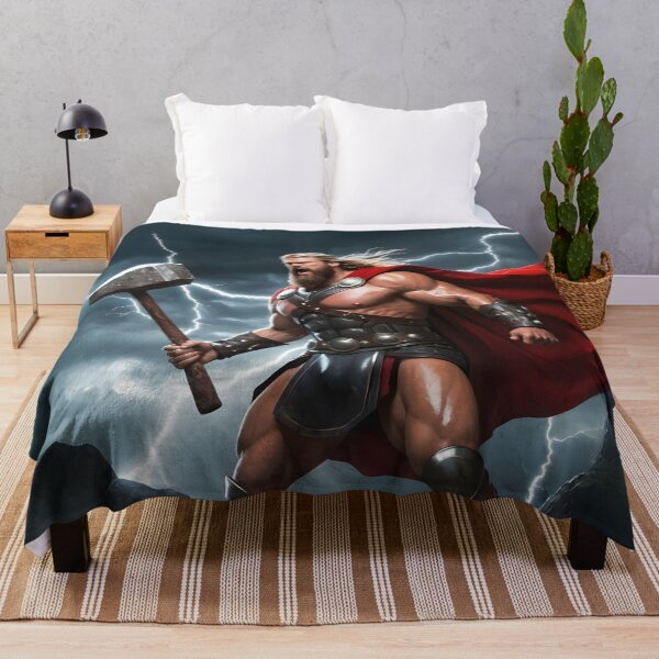 Item preview, Norse God Thor - Thunder and Power Viking Artwork2 designed and sold by PrometheusStyle.