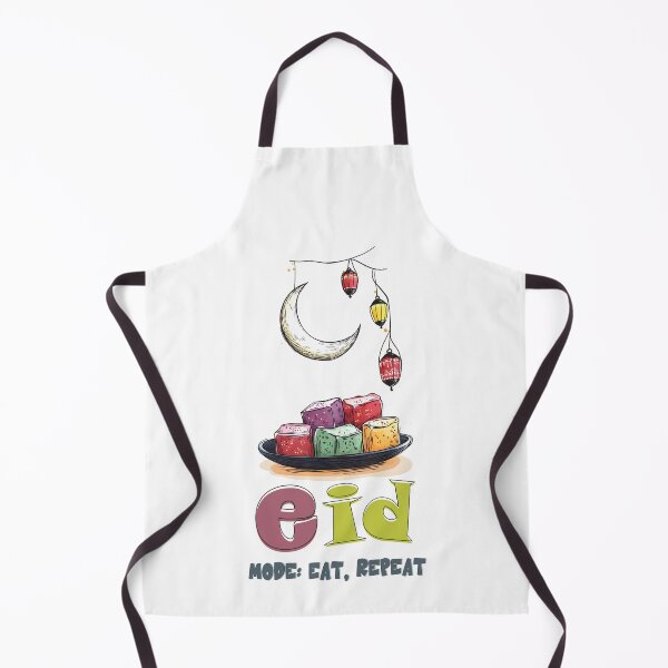 Item preview, Eid Mode- No Guilt Allowed: Calories Don’t Count! | Lanterns, Crescent Moon & Sweet Indulgence- Funny Meme designed and sold by FUNqoosh.