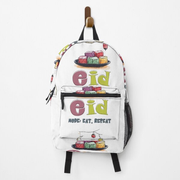 Item preview, Eid Mode- No Guilt Allowed: Calories Don’t Count! | Lanterns, Crescent Moon & Sweet Indulgence- Funny Meme designed and sold by FUNqoosh.